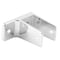 Prime-Line One Ear Wall Bracket for 1-1/4 in. Panels, Zinc Alloy, Chrome Plated (Single Pack) 656-6395-T - alternate 1